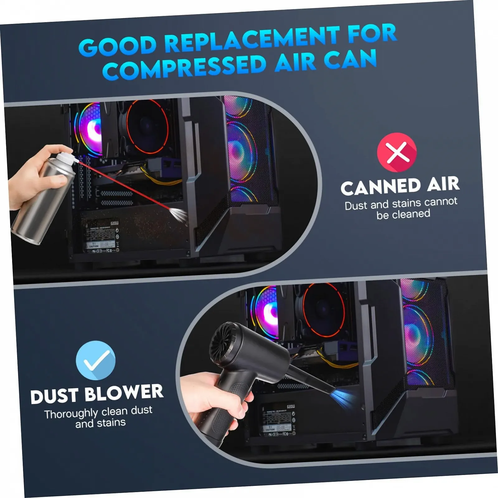 Беспроводной пылесос-воздуходувка Vaguelly Portable Cordless, фото №4 Беспроводной пылесос-воздуходувка Vaguelly Portable Cordless, фото №4