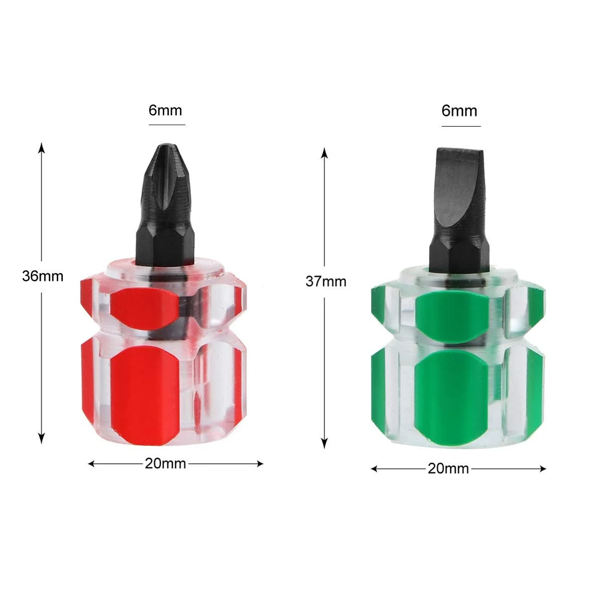 Набір викруток Cemobile Mini Stubby Ultra Short Flat Phillips Head 2 шт., фото №2