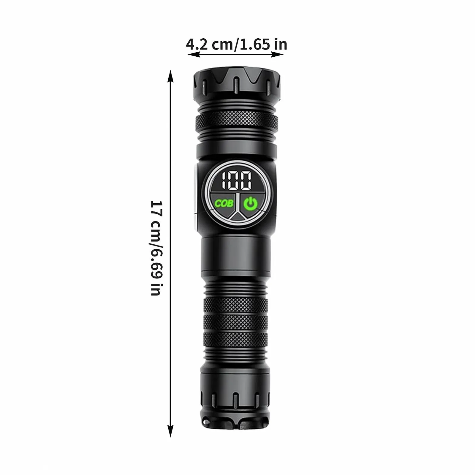 Ручний ліхтар G
és
erique Багатофункціональний Міцний ліхтарик з ремінцем на зап'ясті Довгий час роботи акумулятора для роботи, намету, походів, кемпінгу, полювання, риболовлі на відкритому повітрі та використання, фото №6