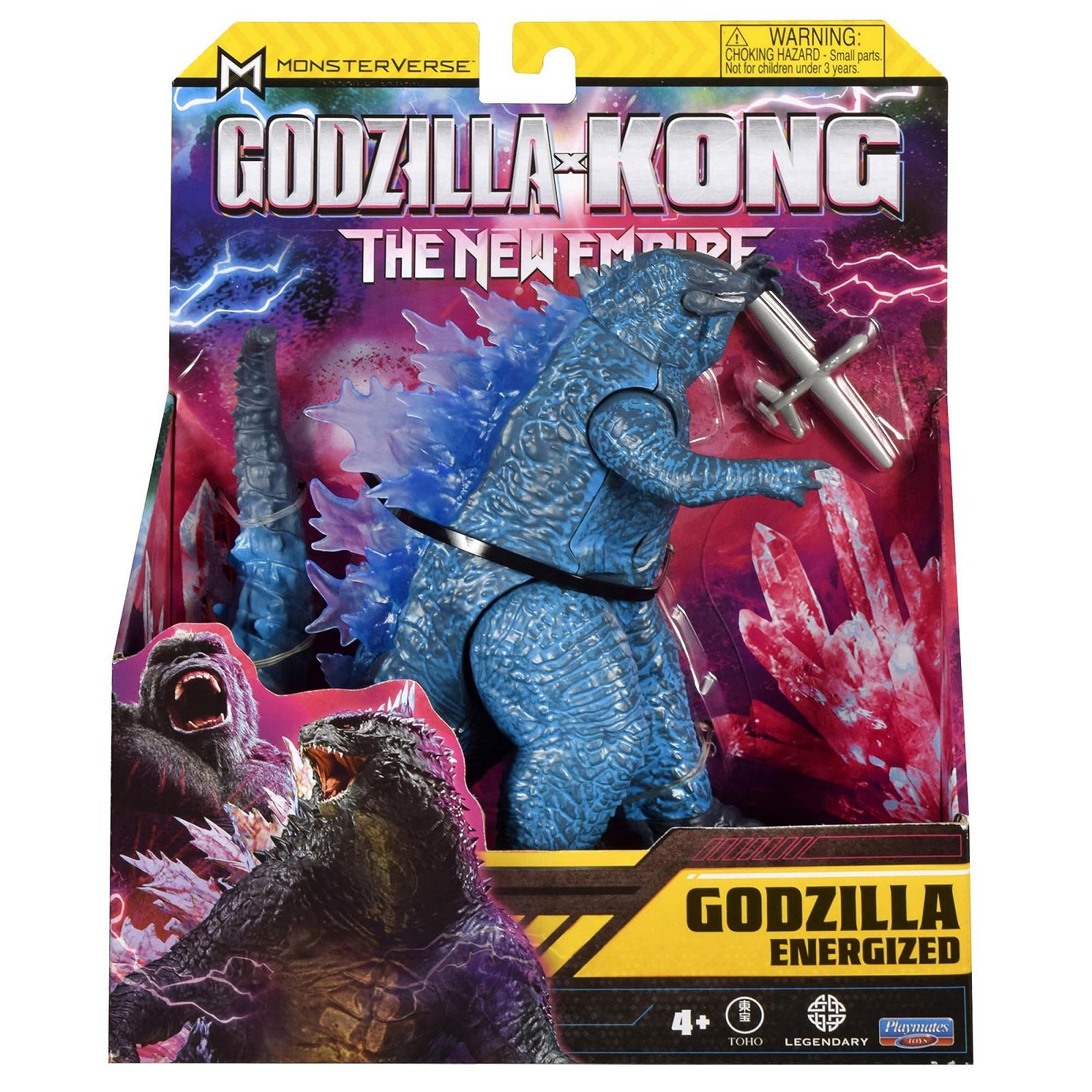 Фігурка Energized Godzilla MonsterVerse Godzilla x Kong: The New Empire 15 см, з бойовим дроном 6,35 см, фото №1