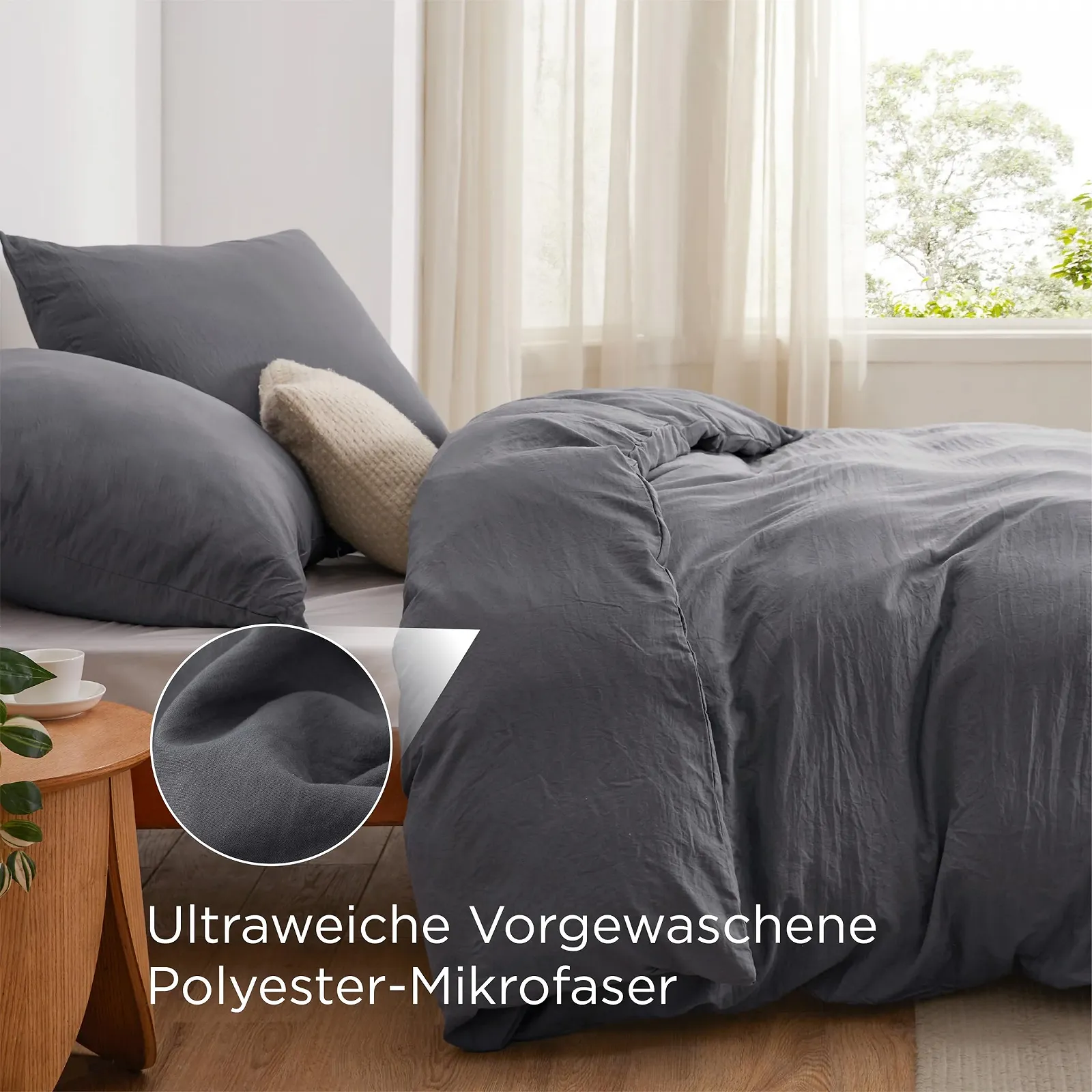 Постельное белье BEDSURE 135 x 200 см, на молнии, фото №4