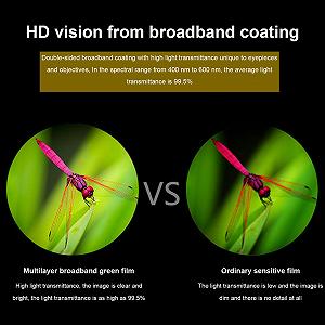 Телескоп HD Монокуляр 12x50 со штативом и держателем для смартфона для наблюдения за дикой природой, птицами, кемпинг, путешествия synthetic.ua - Фото 1