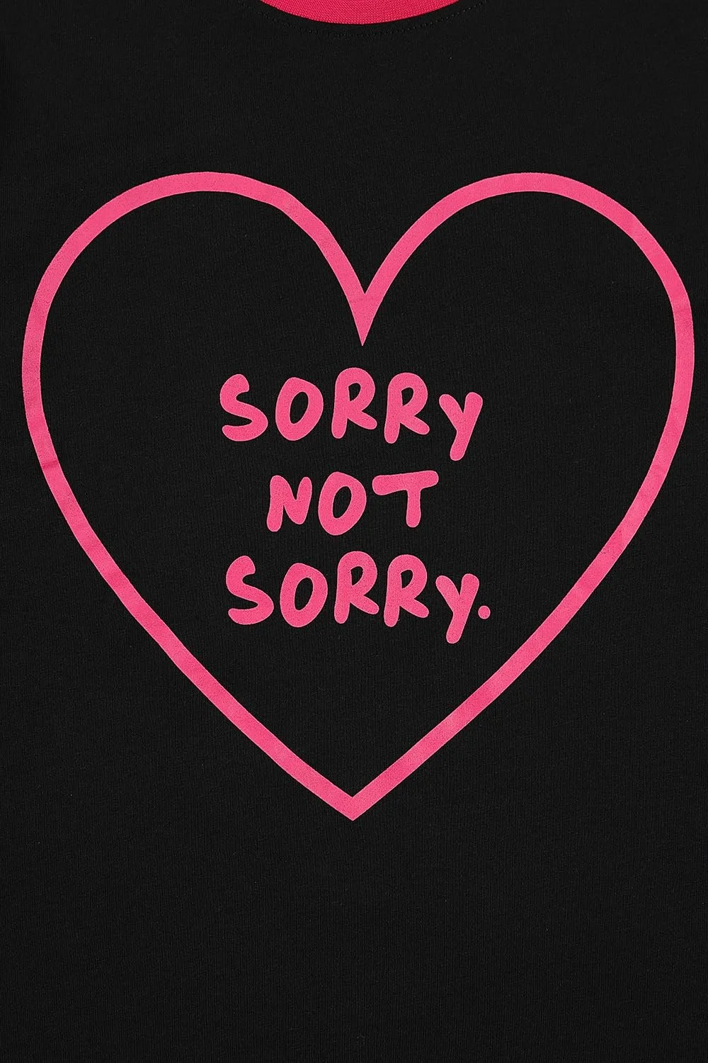 Пижамный набор The PyjamaFactory Cool Girls Sorry Not Sorry Хлопок, 11-16 лет, Розовый/Черный, фото №3 Пижамный набор The PyjamaFactory Cool Girls Sorry Not Sorry Хлопок, 11-16 лет, Розовый/Черный, фото №3