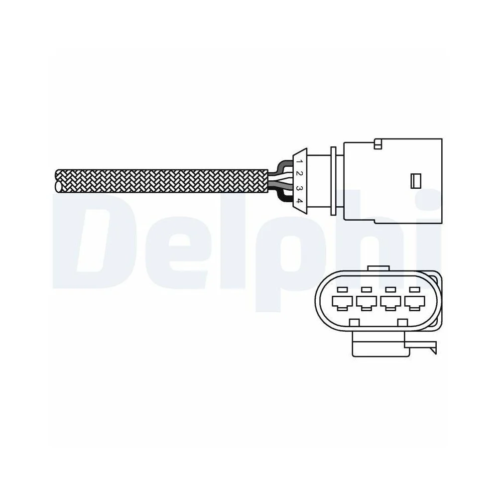 Лямбда-зонд DELPHI ES20289-12B1 для AUDI SEAT SKODA VW после катализатора, фото №1 Лямбда-зонд DELPHI ES20289-12B1 для AUDI SEAT SKODA VW после катализатора, фото №1