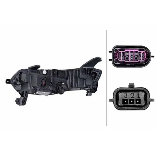 Фара основная HELLA 1ZX 015 143-821 для RENAULT правая, фото №2