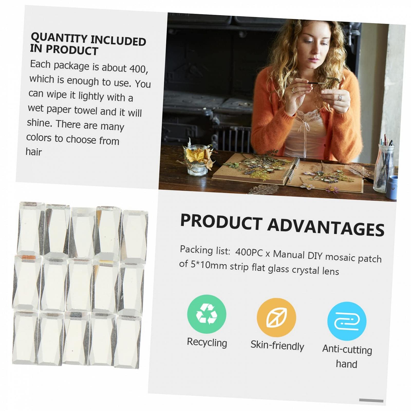 Мозаїка COHEALI, 800 шт, міні-кристали, мозаїчне скло, фото №3