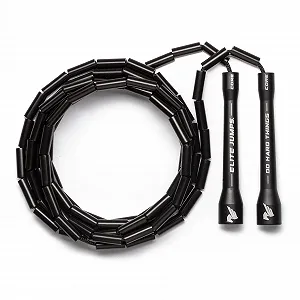 Скакалка Elite Jumps Beaded Jump Rope Adjustable Unbreakable Handles Shatterproof Beads - Фото 1