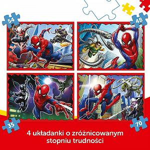Пазл Trefl 4 in 1 Spiderman Дитячий - Фото 1