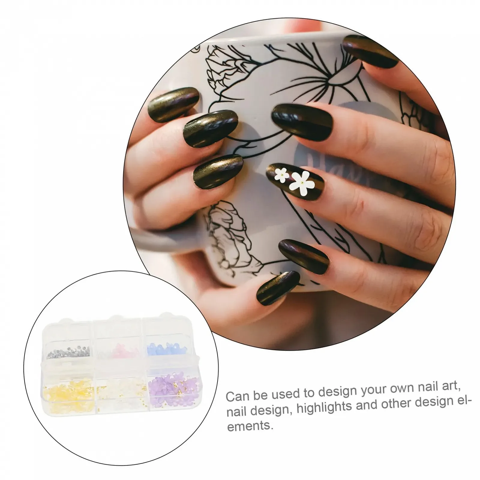 3D Квіти MERRYHAPY Маленькі для саморобного оздоблення нігтів Універсальні, фото №2 3D Квіти MERRYHAPY Маленькі для саморобного оздоблення нігтів Універсальні, фото №2