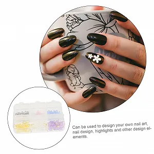 3D Цветы MERRYHAPY Подвески для ногтей Маленькие украшения для ногтей для самодельного украшения ногтей Универсальные для ногтей, чехлов для телефонов и поздравительных открыток synthetic.ua - Фото 1