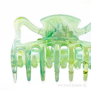 Краб для волосся WeLoveBeads 6 см, зелений ціна на synthetic.ua - Фото 1 Краб для волосся WeLoveBeads 6 см, зелений synthetic.ua - Фото 1