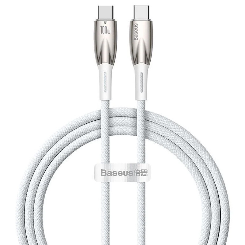 Дата кабель Baseus Glimmer Series Fast Charging Type-C to 100W 1m CADH00070, фото №1
