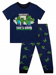 Пижама Minecraft для мальчиков с длинными рукавами - Фото 1
