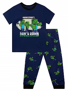 Пижама Minecraft для мальчиков с длинными рукавами - Фото 1