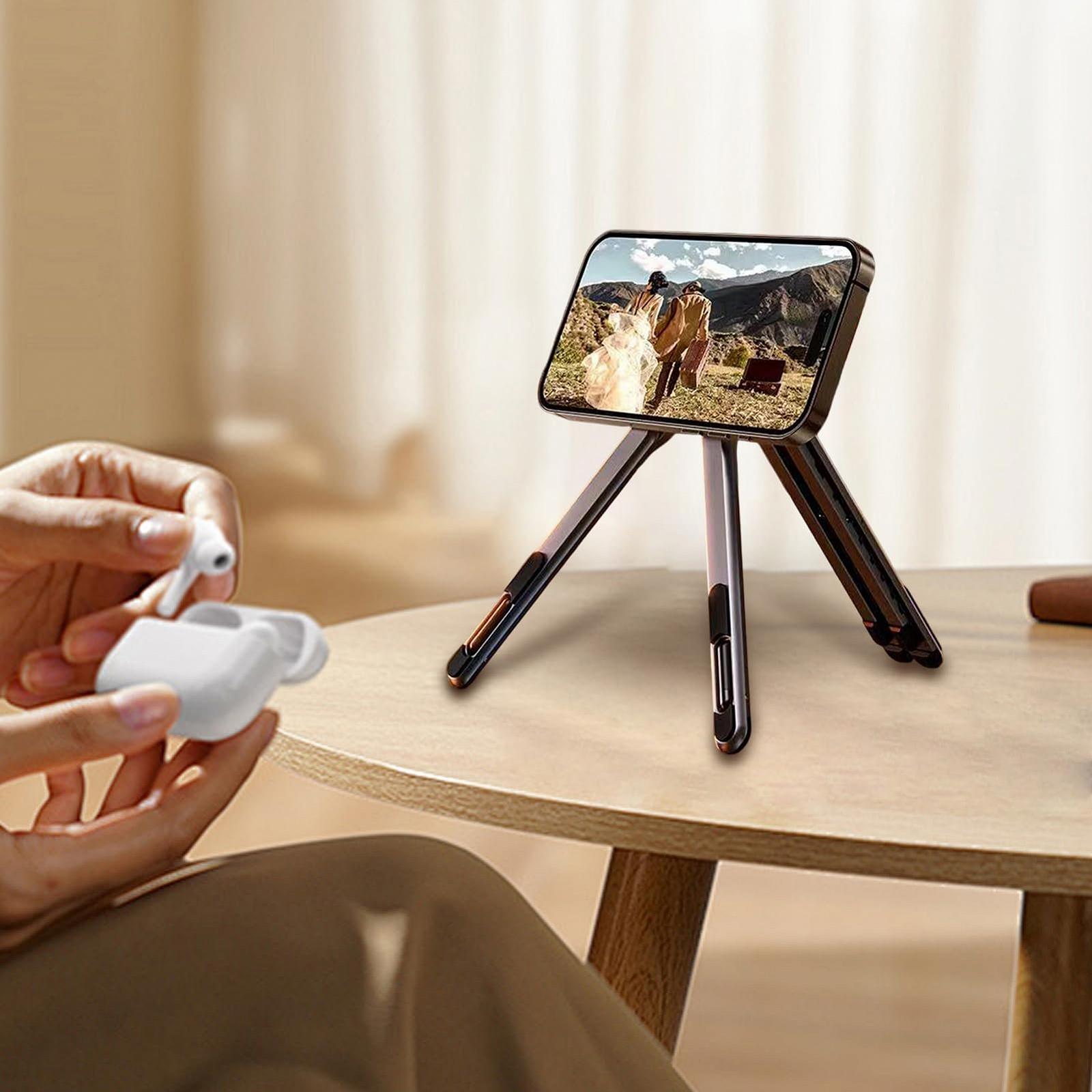 Подставка для ноутбука магнитная регулируемая складная для стола, для путешествий, офиса, улицы, стола, дома, фото №3