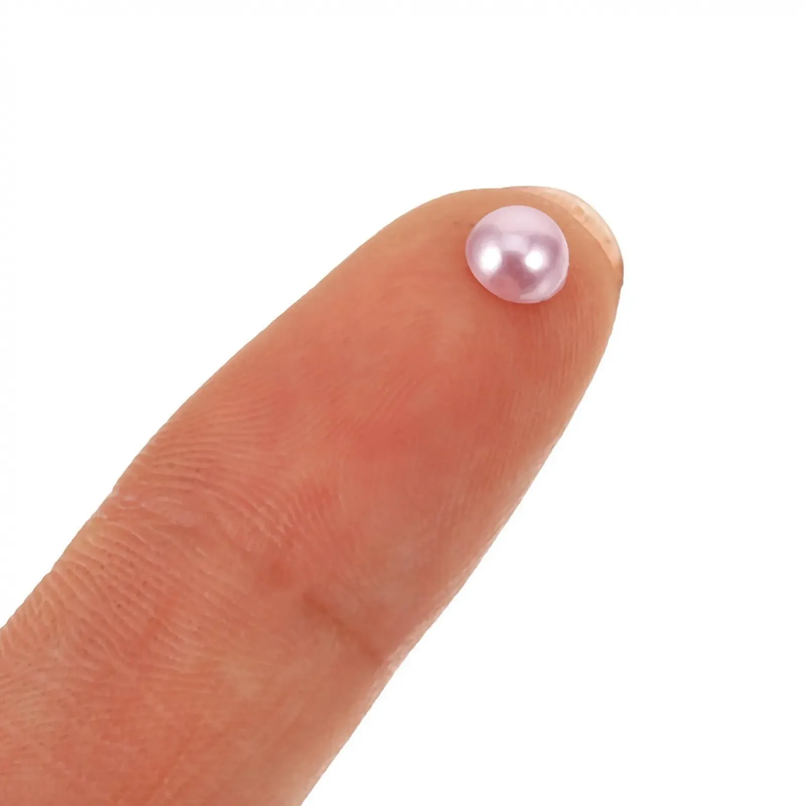 Жемчуг 200 шт. Полукруглые с плоской задней частью, искусственные, розовые, фото №8