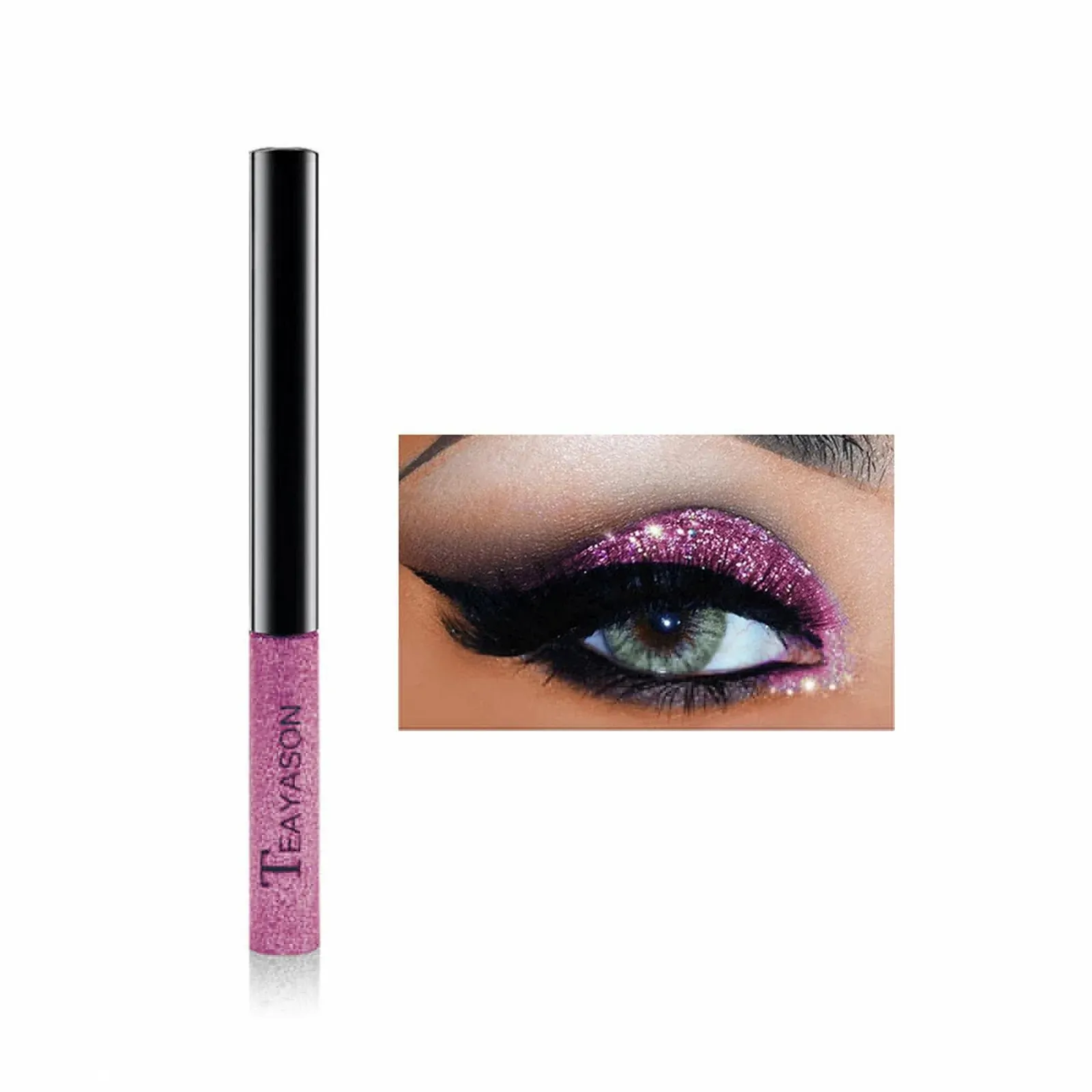 Підводка Applyvt рідка з блискітками багатобарвна металік, фото №4