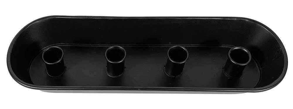 Поднос для свечей Advent Wreath металлический овальный черный 37 см, фото №6 Поднос для свечей Advent Wreath металлический овальный черный 37 см, фото №6