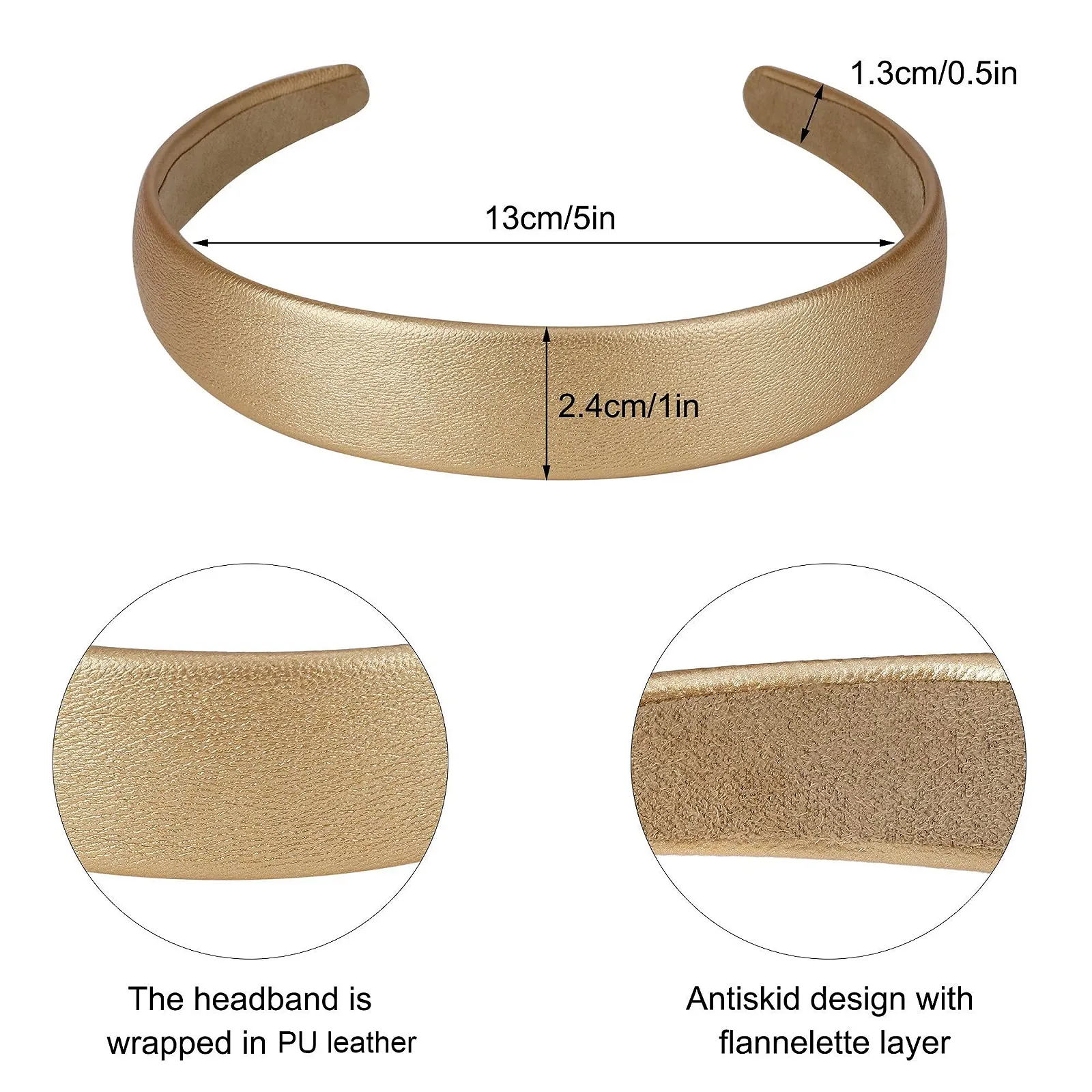Жіночий обруч для волосся Шкіряний Багатокольоровий Широкий, фото №6 Жіночий обруч для волосся Шкіряний Багатокольоровий Широкий, фото №6