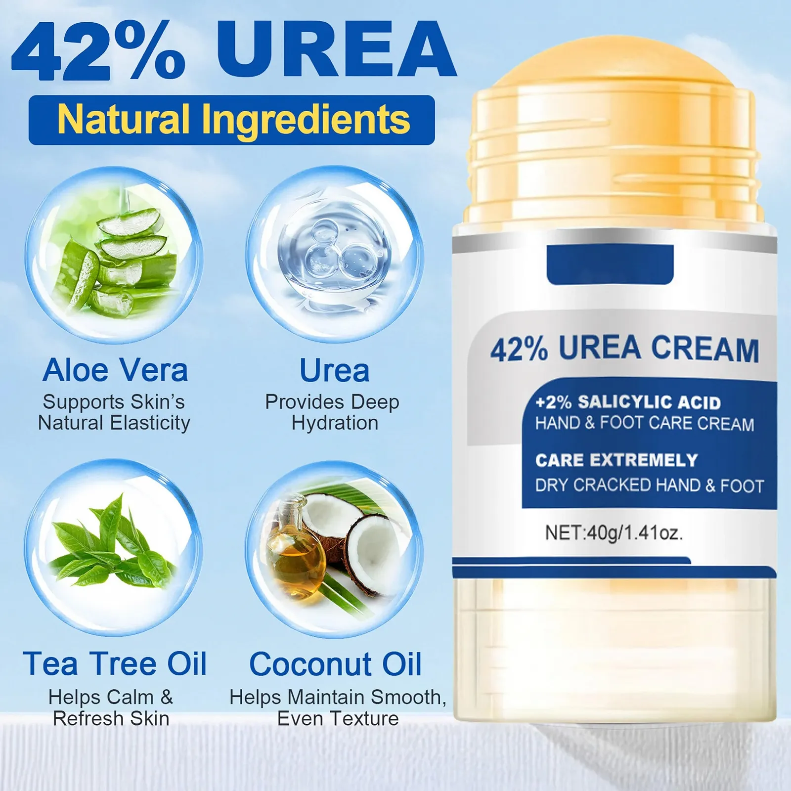 Крем для ног с 42% мочевиной Original & Watermelon Pink, 2 шт., фото №5 Крем для ног с 42% мочевиной Original & Watermelon Pink, 2 шт., фото №5