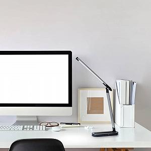 Настільна лампа Rabalux Misha 3350 LED 7 Вт 40 x 6.5 см Чорна/Біла synthetic.ua - Фото 1