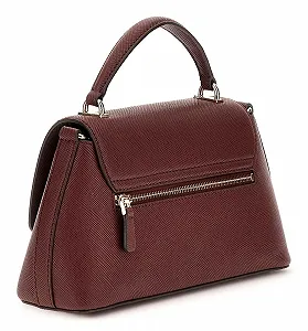 Сумка GUESS Eco Gloriana 2 Compartment TH Flap Burgundy synthetic.ua - Фото 1