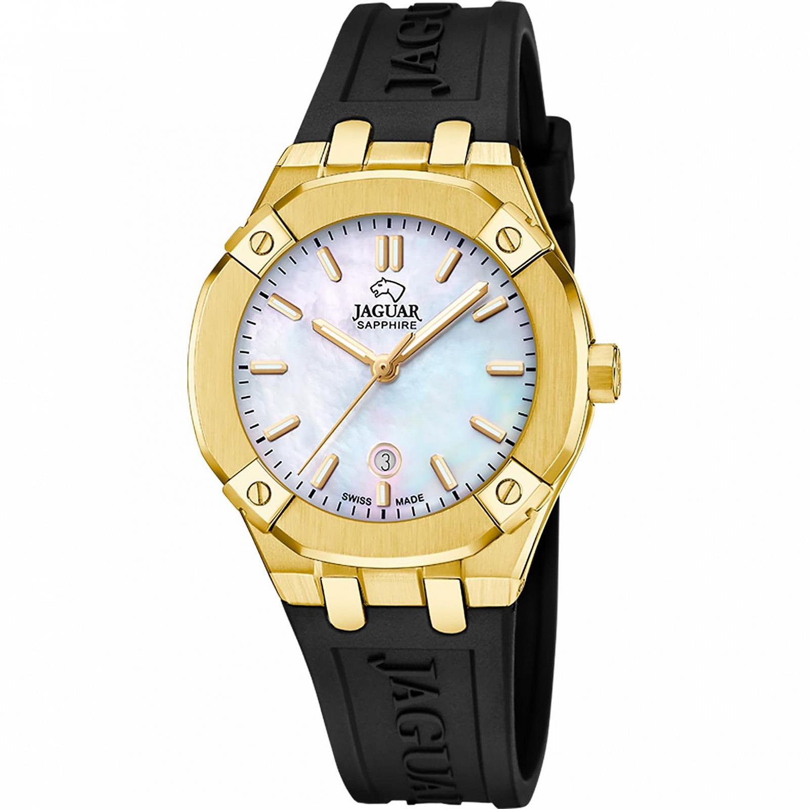 Жіночий Годинник JAGUAR Diplomatic J1018/2 Золотистий Сталевий корпус, фото №1