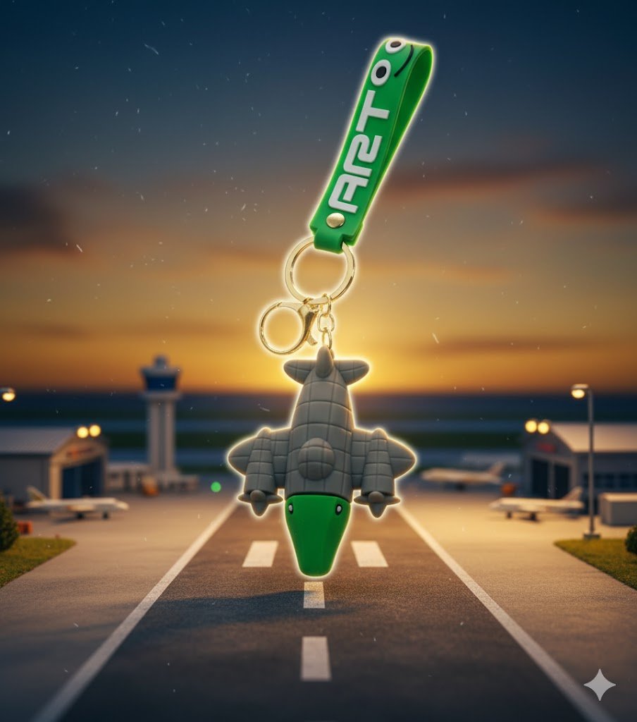 Брелок Бомбардиро Крокодило Итальянские брейнрот мемы Bombardiro Crocodilo фигурка игрушка для ключей, рюкзака, сумки 6 см, фото №1