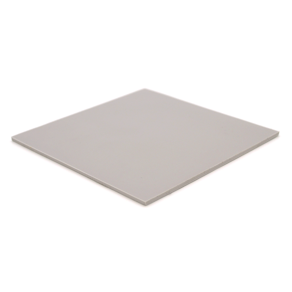 Силіконова термопрокладка HY-100, 100x100x2mm Light Gray 2,0W / m-K 40 240 питома вага 2g cm3 OEM Q100, фото №1