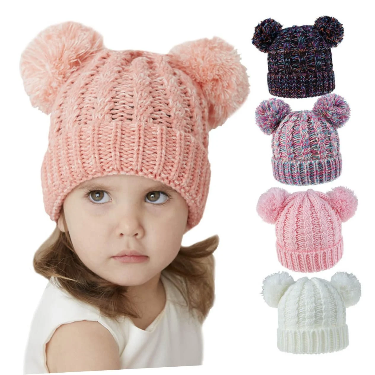 В'язана шапка з помпоном CALLARON, тепла зимова, фото №5 В'язана шапка з помпоном CALLARON, тепла зимова, фото №5