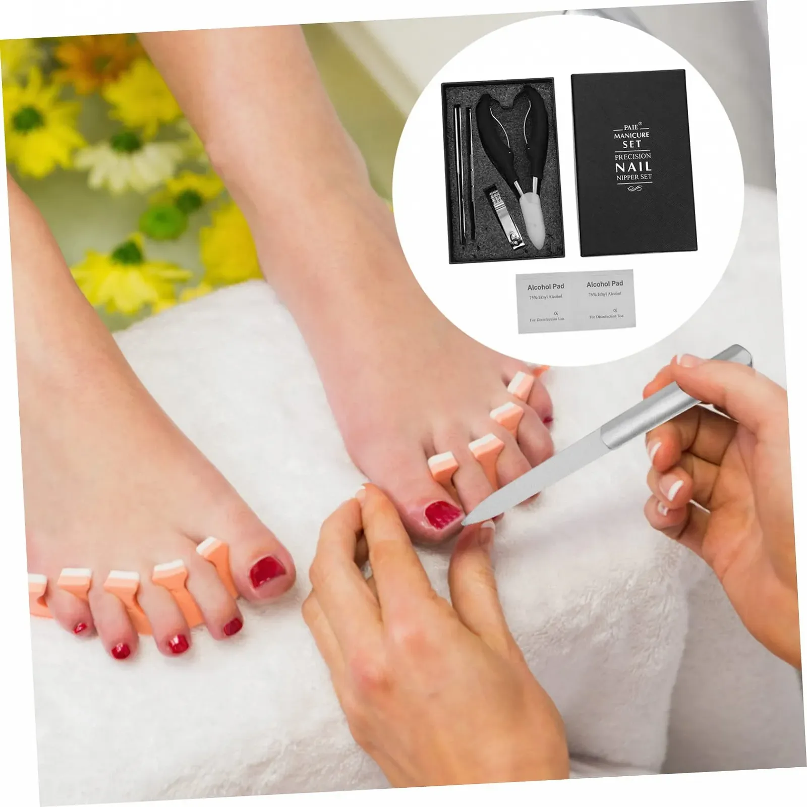 Набор для педикюра OATIPHO 1 Satz, портативный и долговечный, фото №4 Набор для педикюра OATIPHO 1 Satz, портативный и долговечный, фото №4