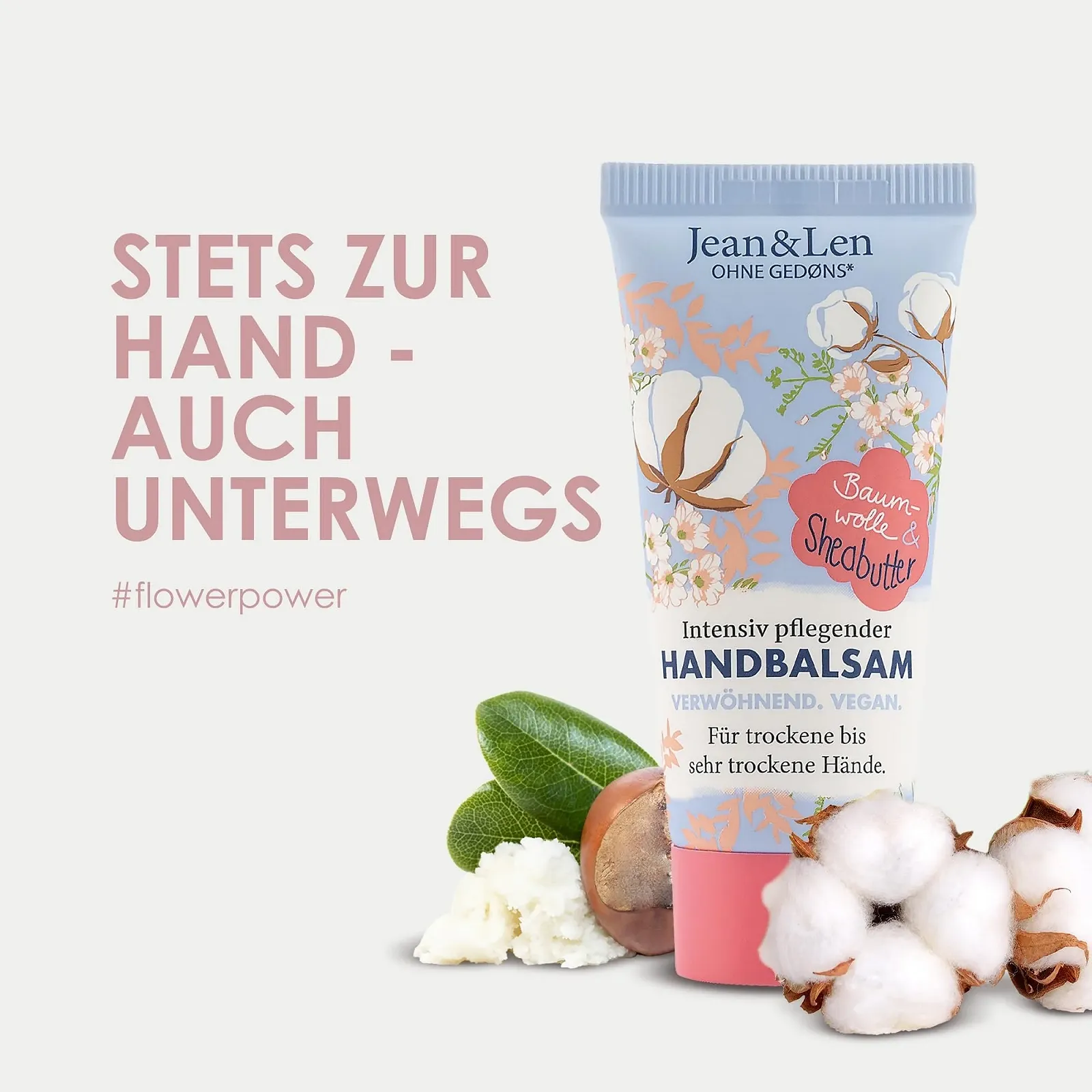 Бальзам для Рук Jean & Len Бавовна та Масло Ши, 20 мл, фото №3 Бальзам для Рук Jean & Len Бавовна та Масло Ши, 20 мл, фото №3