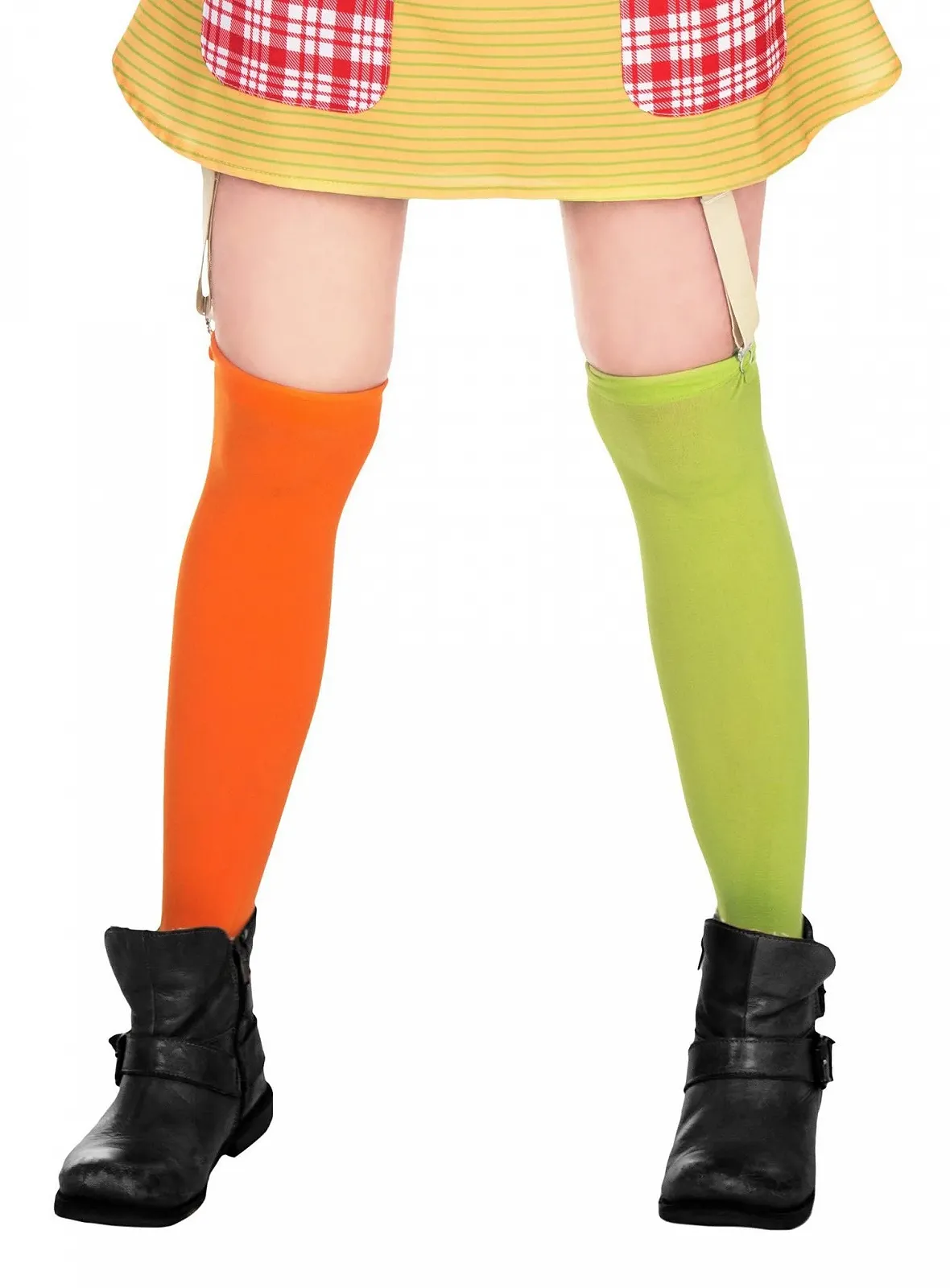 Носки Pippi Long женские Maskworld зеленый / оранжевый, S-L, зеленый / оранжевый, фото №1