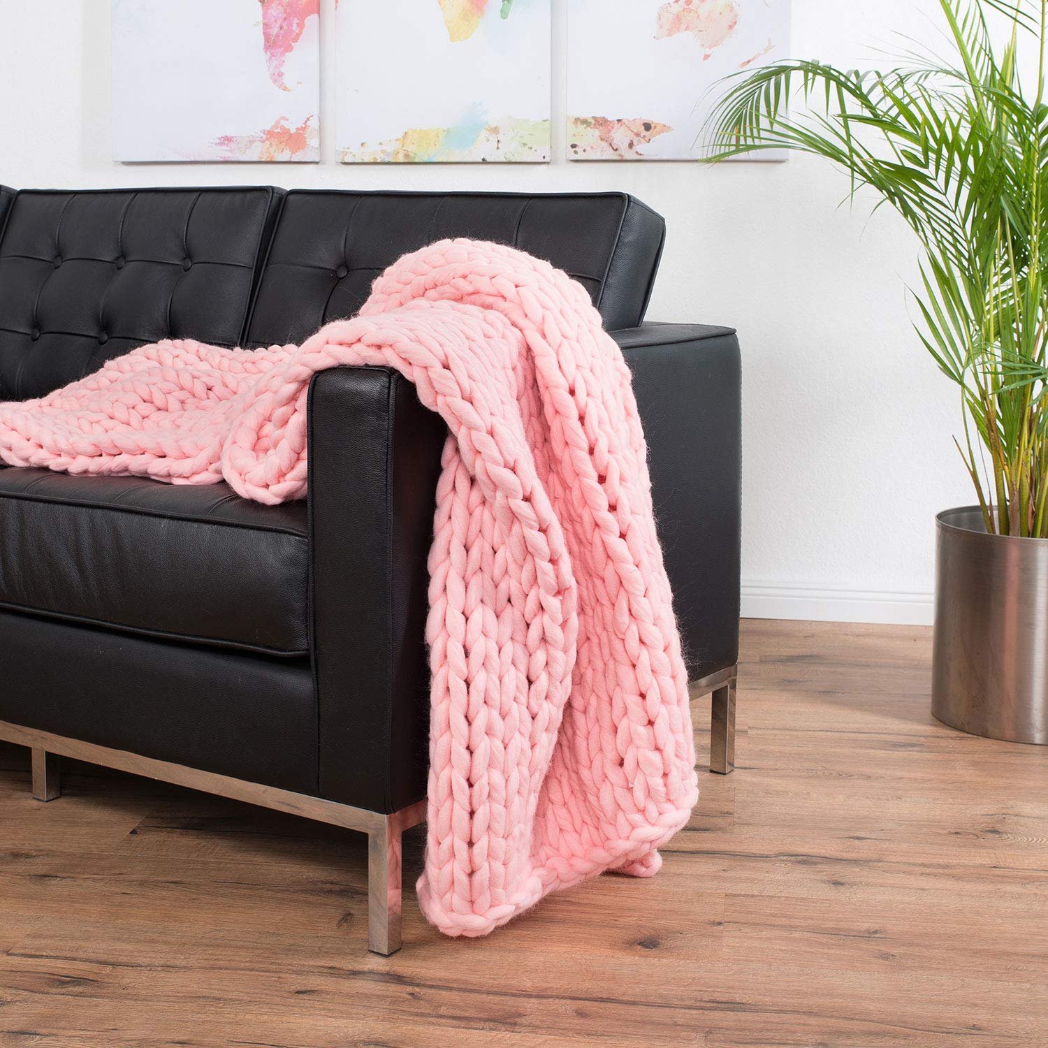 В'язаний Плед Feluna Об'ємний В'язаний Вовняний Плед, В'язане Покривало для вітальні, фото №5 В'язаний Плед Feluna Об'ємний В'язаний Вовняний Плед, В'язане Покривало для вітальні, фото №5