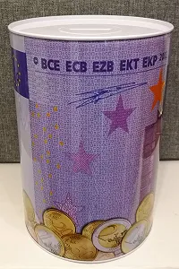Копилка XXXL Euro Notes Design Жестяная 22 x 15 см - Фото 1
