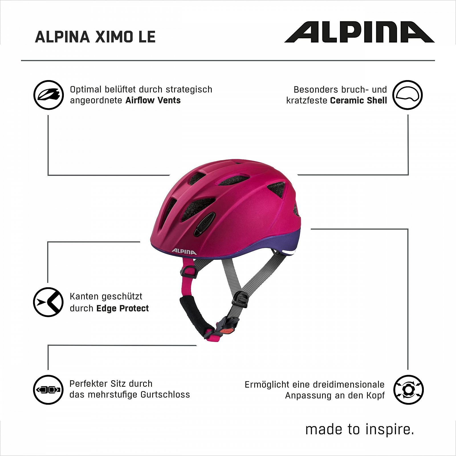 Шлем велосипедный ALPINA XIMO L.E. 49.0 - 54.0 см, фото №6