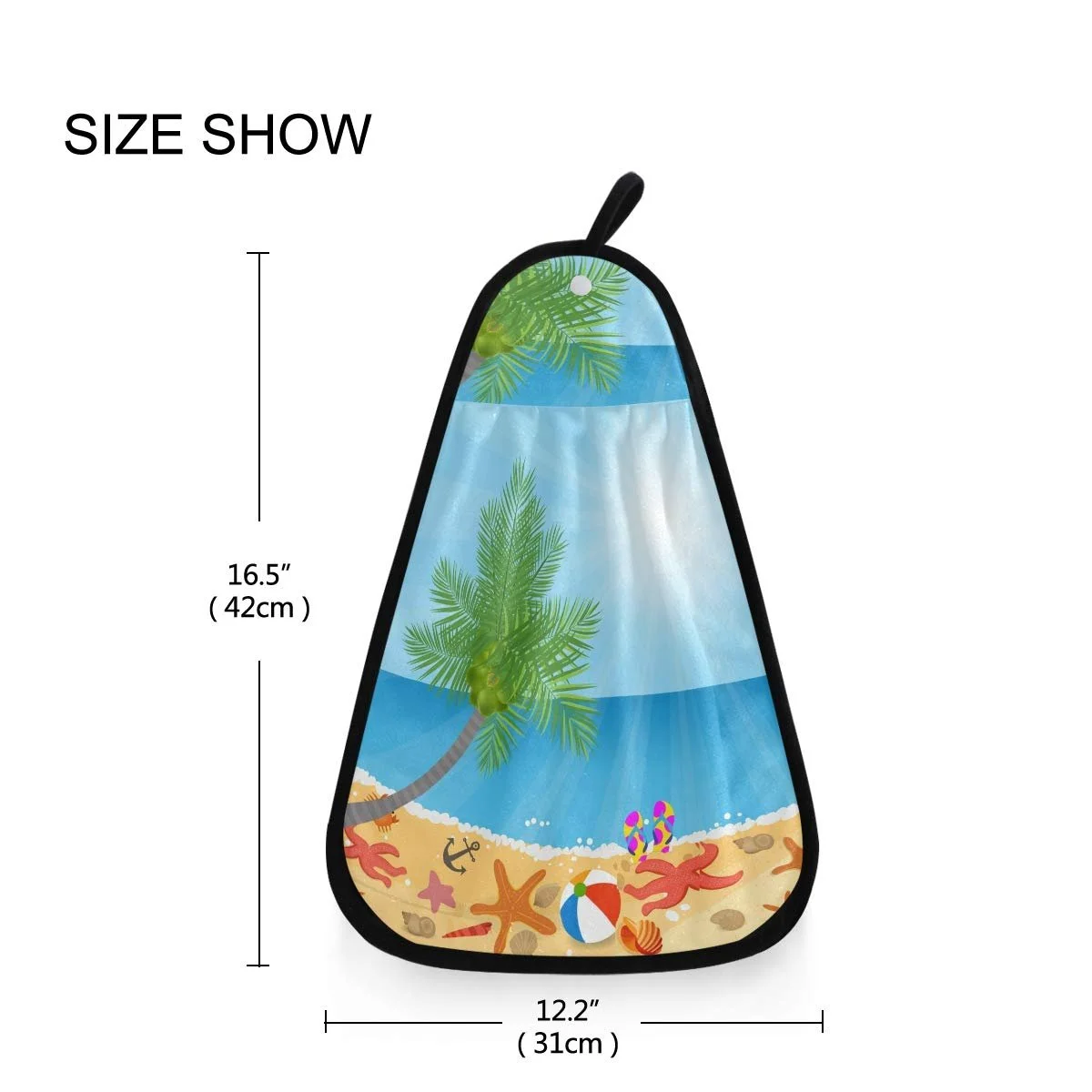 Подвесное полотенце Sommer Strand Seestern 42 x 31 см Принт морская звезда, фото №6