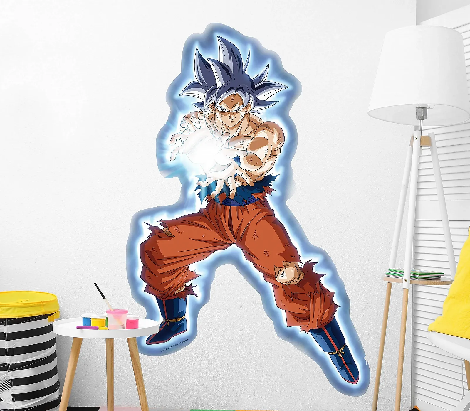 Наклейка для стін Oedim Dragon Ball Super Goku Ultra Instinto 72 x 110 см, фото №2