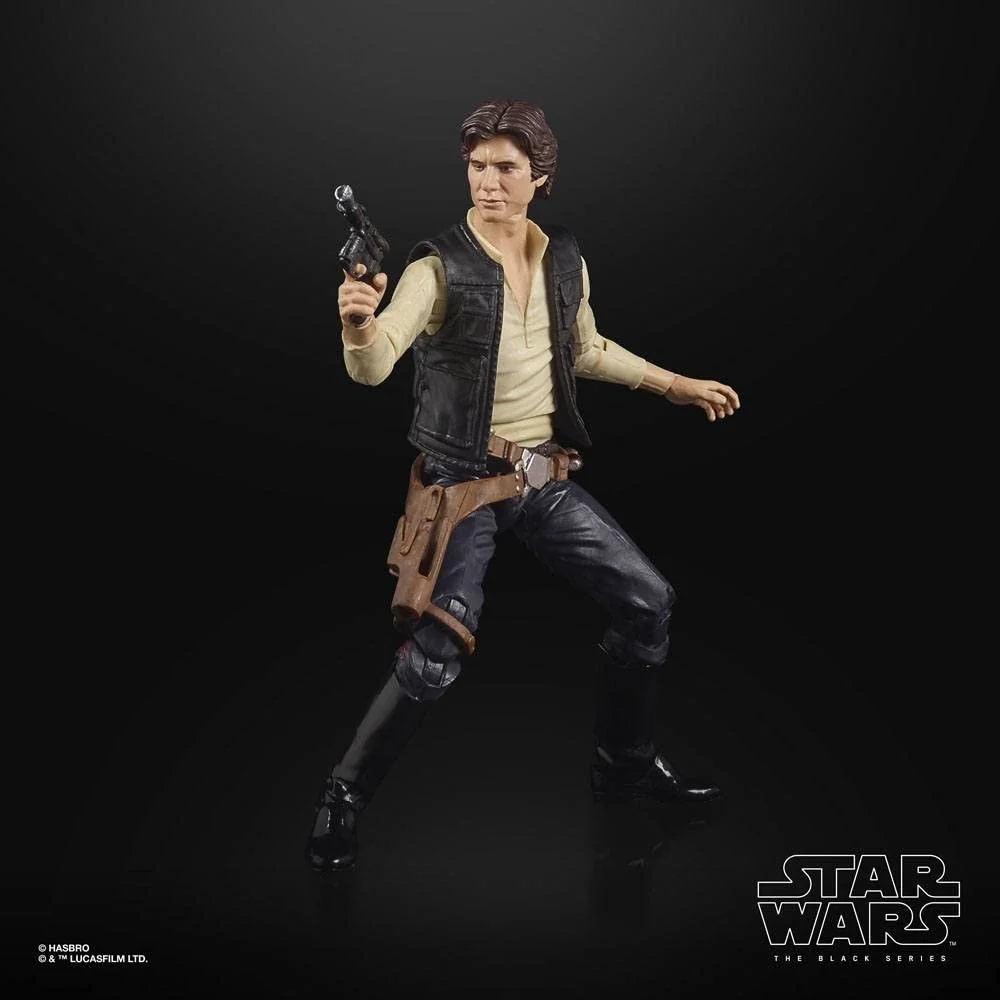 Экшн-фигурка Hasbro Star Wars The Black Series Lucasfilm 50th Anniversary Han Solo RXZER23 F32655L0 клюквенный, фото №7