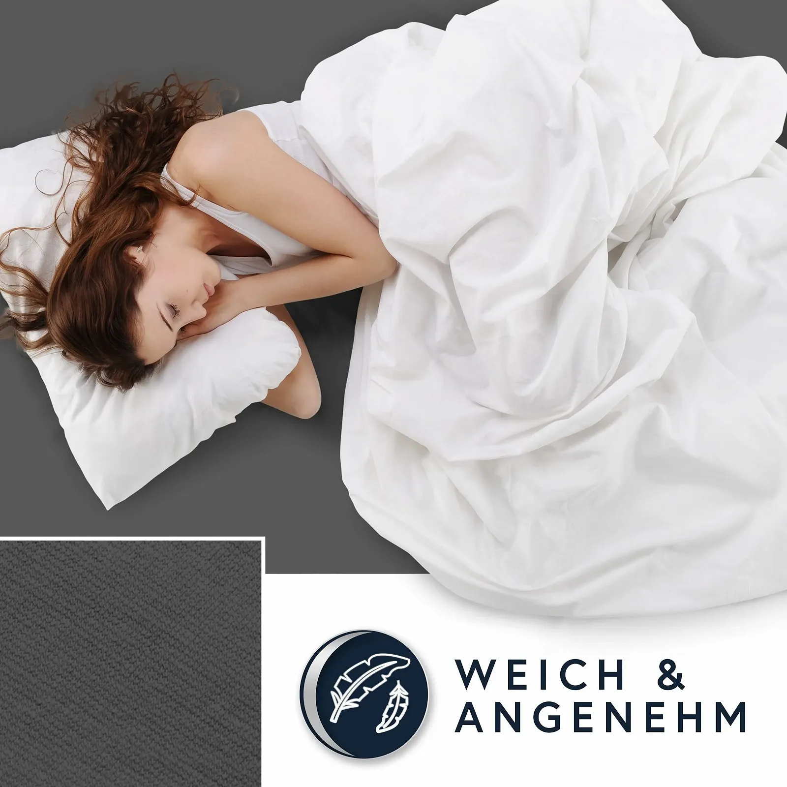 Простыня на резинке трикотажная MOON-Luxury Jersey 120x200 - 120x220, фото №4 Простыня на резинке трикотажная MOON-Luxury Jersey 120x200 - 120x220, фото №4