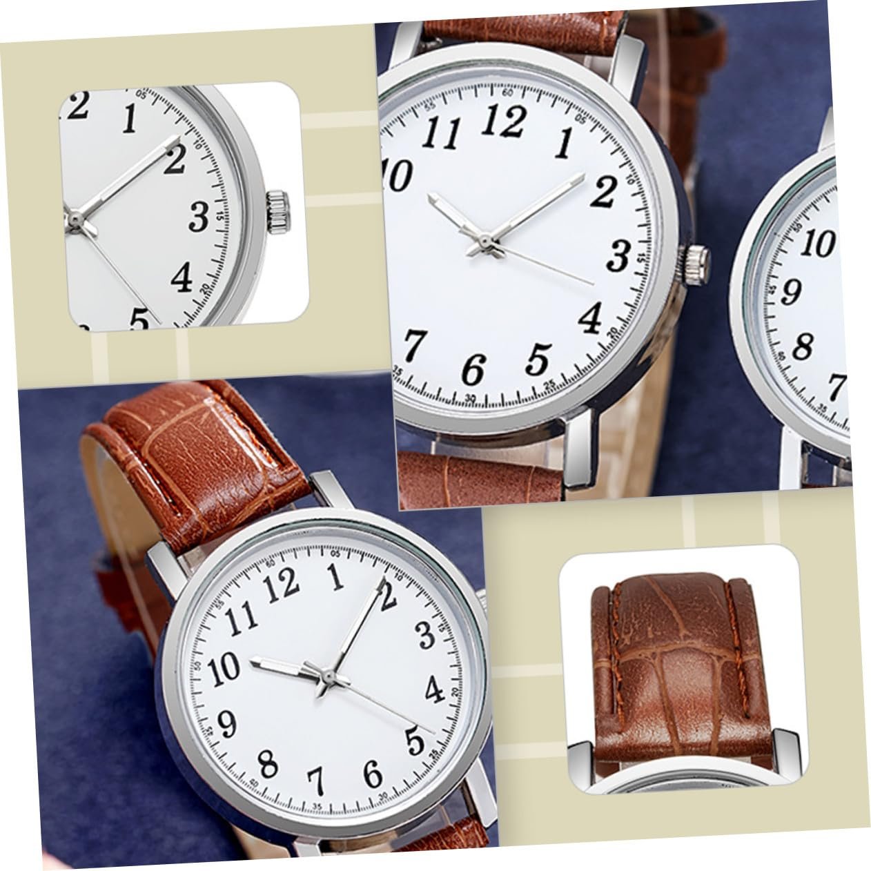 Годинник жіночий PartyKindom з шкіряним ремінцем, фото №8 Годинник жіночий PartyKindom з шкіряним ремінцем, фото №8