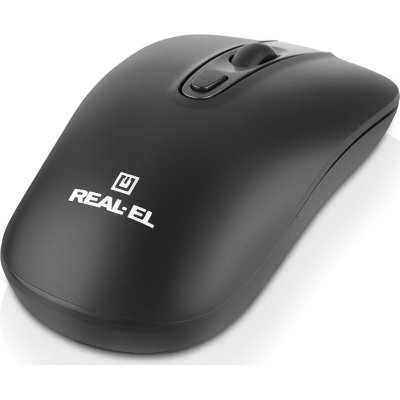 Мышка REAL-EL RM-350W Wireless Black/Gray (EL123200043), фото №5 Мышка REAL-EL RM-350W Wireless Black/Gray (EL123200043), фото №5