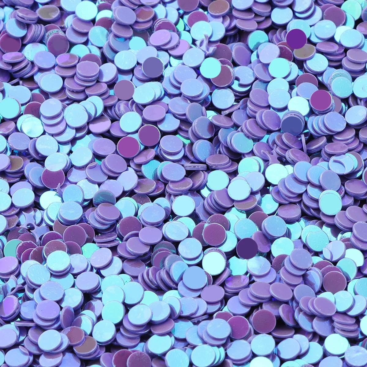 Паєтки Круглі 3 мм, 30 г, Фіолетові, фото №1