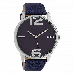 Кварцевые часы Oozoo Classic Женские Ремешок кожаный 45 мм - Фото 1