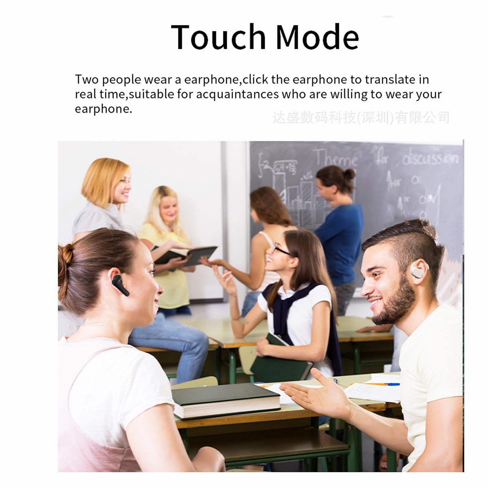 Навушники-перекладачі Tonysa з високою точністю шумозаглушення ENC для подорожей, навчання та бізнесу, фото №3