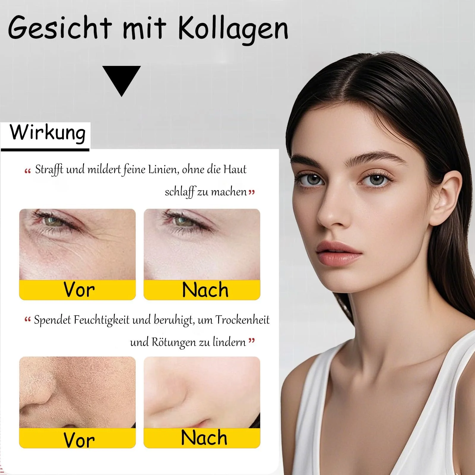 Маска Тканинна Soleneva Collagen з колагеном та ретинолом для обличчя для зменшення зморшок, 6 шт, фото №6 Маска Тканинна Soleneva Collagen з колагеном та ретинолом для обличчя для зменшення зморшок, 6 шт, фото №6