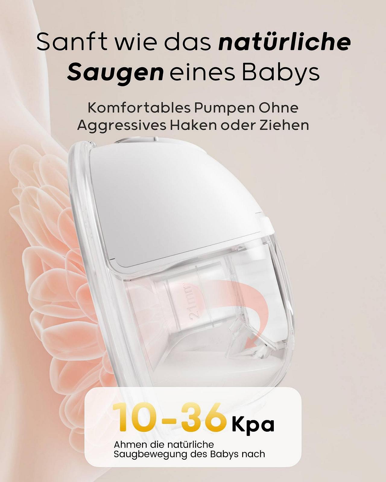 Молокоотсос Nuliie Электрический Портативный S32 Белый (2 шт), фото №3 Молокоотсос Nuliie Электрический Портативный S32 Белый (2 шт), фото №3