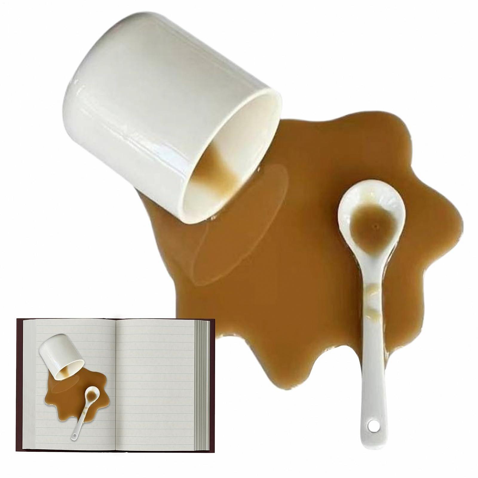 Подставка для мобильного телефона Spilled Coffee Design для стола | Креативная подставка для потокового видео, видеозаписи, использования на кухне, чтения, планшетов, офисных украшений, фото №8