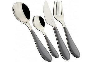 Набор столовых приборов Bugatti Gioia 24 предмета, серый - Фото 1