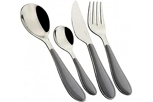 Набір столових приборів Bugatti Gioia 24 предмети, сірий - Фото 1